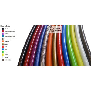 Przewody hamulcowe w oplocie stalowym MINI F66 (Pizza Brakes).