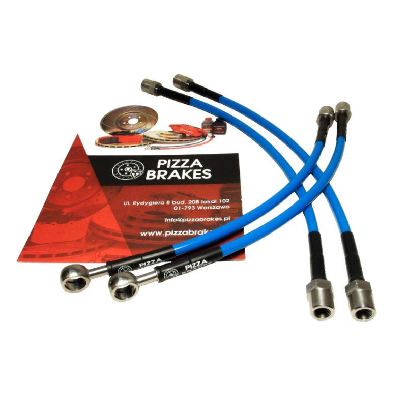 Przewody hamulcowe w oplocie stalowym MINI F66 (Pizza Brakes).